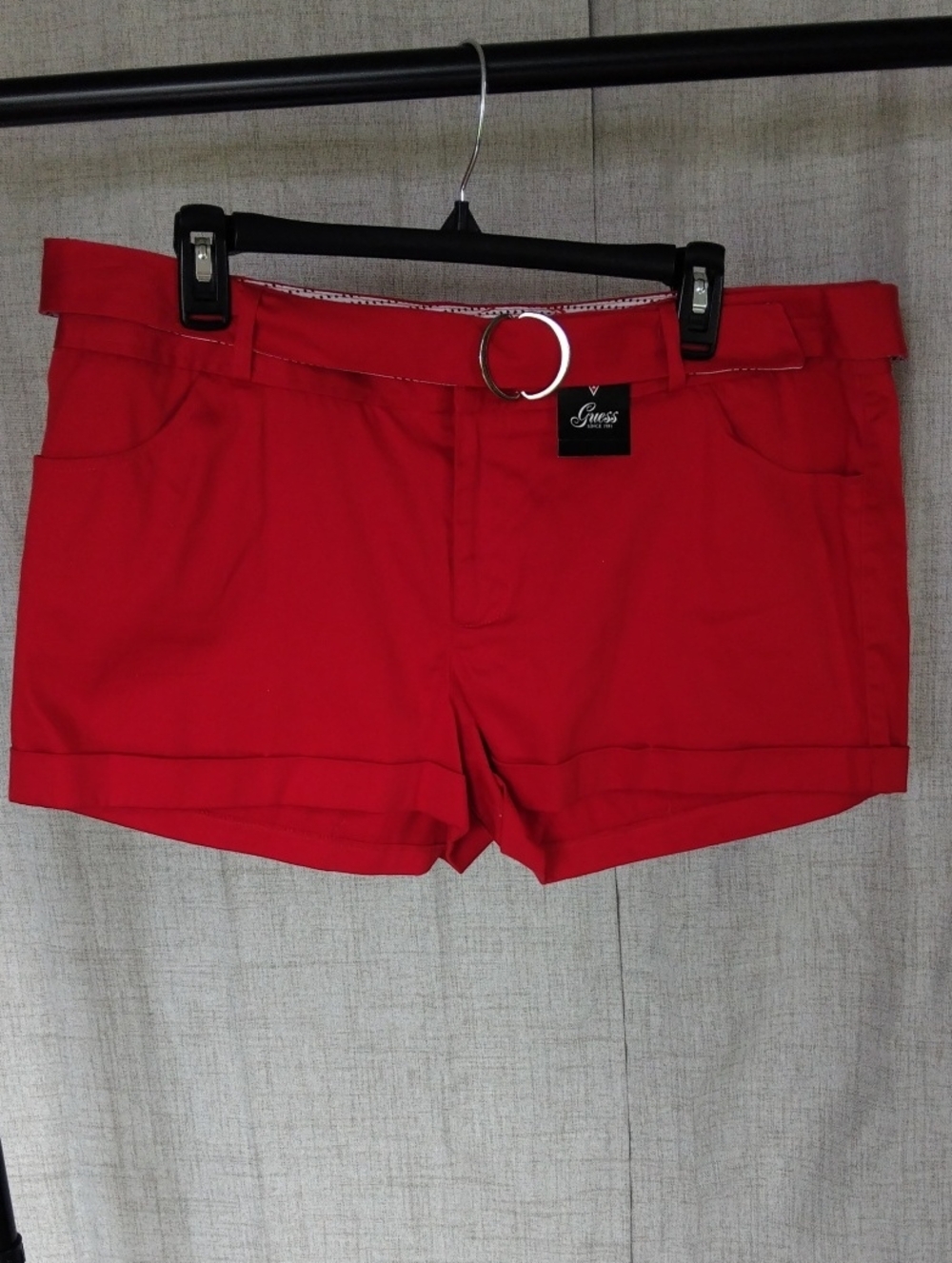 Guess Red Shorts Ladies Size 34